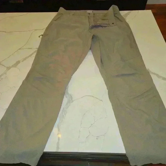 Columbia Omni Sheild Mens Straight Leg Activewear Hiking Pants Tan Size 34 - Picture 7 of 8